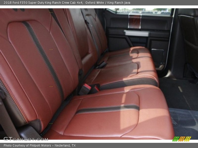 Oxford White / King Ranch Java 2018 Ford F350 Super Duty King Ranch Crew Cab 4x4