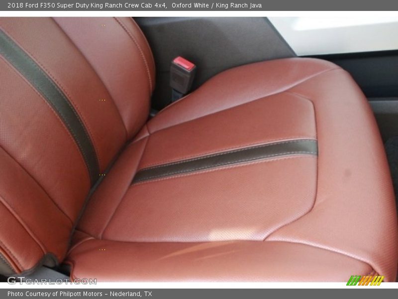 Oxford White / King Ranch Java 2018 Ford F350 Super Duty King Ranch Crew Cab 4x4