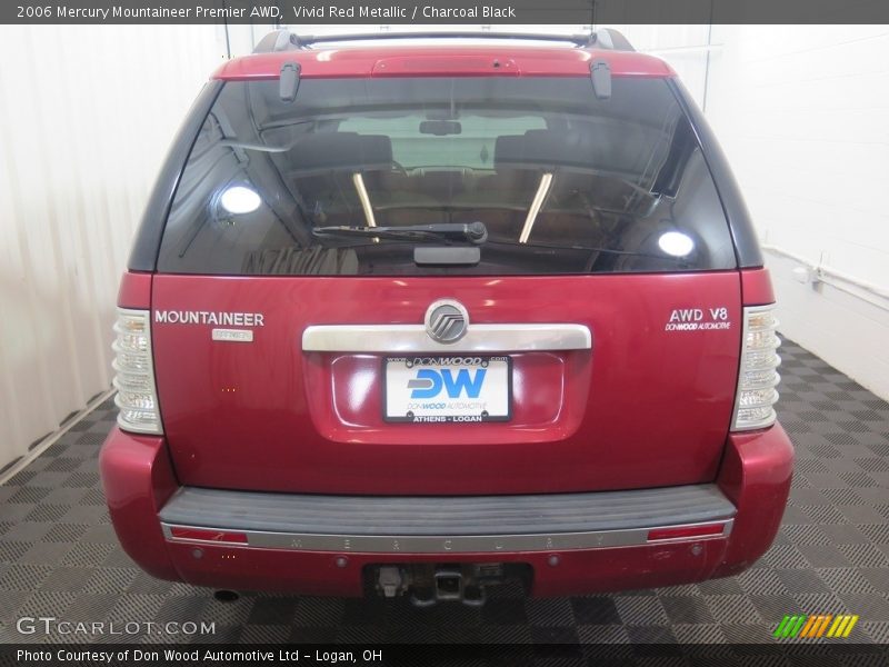 Vivid Red Metallic / Charcoal Black 2006 Mercury Mountaineer Premier AWD