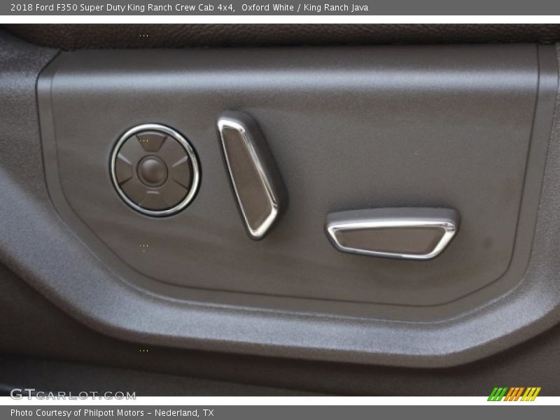 Oxford White / King Ranch Java 2018 Ford F350 Super Duty King Ranch Crew Cab 4x4