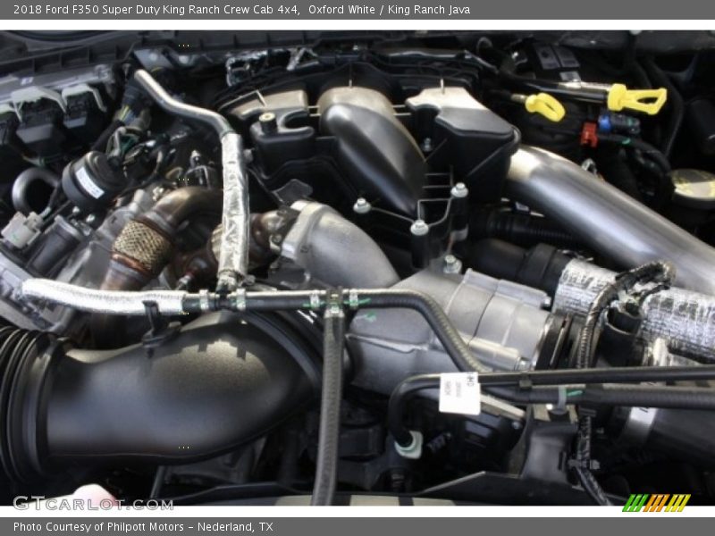 Oxford White / King Ranch Java 2018 Ford F350 Super Duty King Ranch Crew Cab 4x4