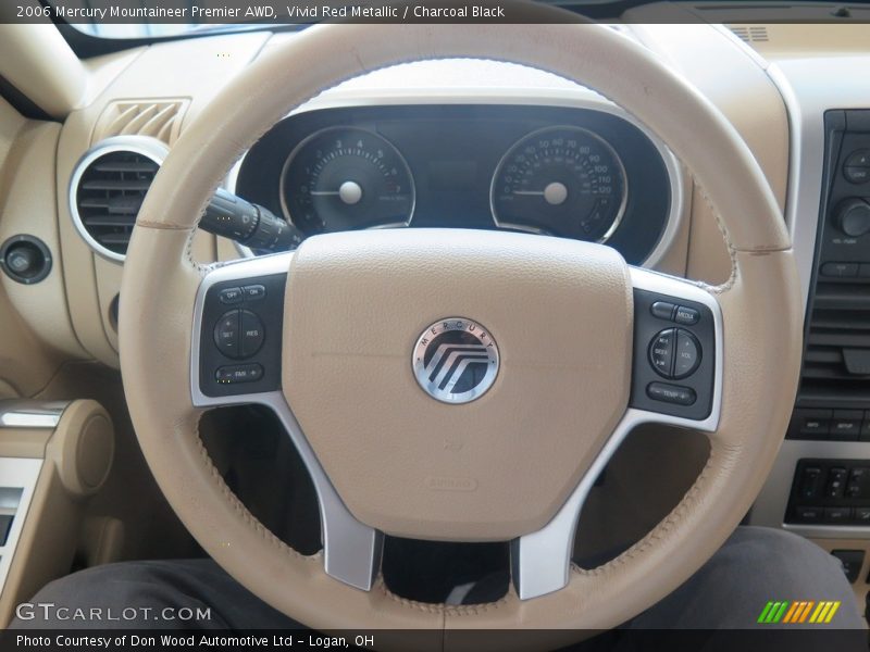 Vivid Red Metallic / Charcoal Black 2006 Mercury Mountaineer Premier AWD