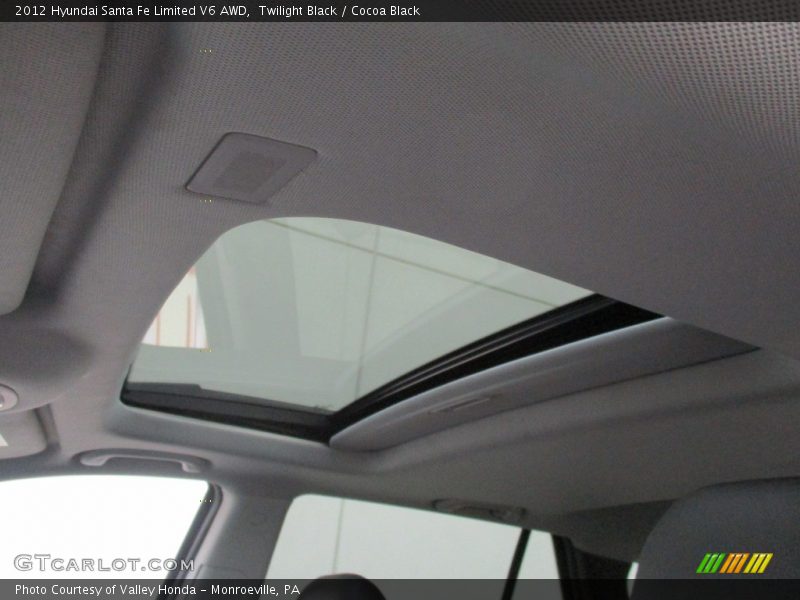 Twilight Black / Cocoa Black 2012 Hyundai Santa Fe Limited V6 AWD