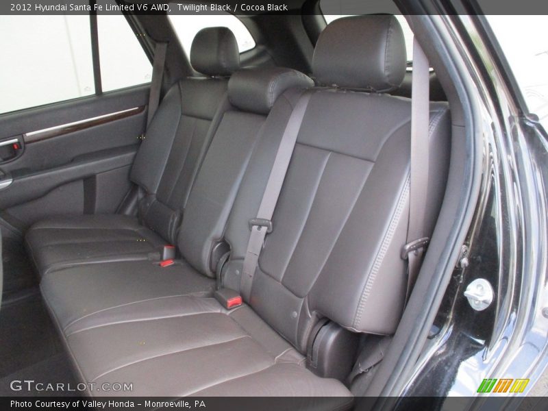 Twilight Black / Cocoa Black 2012 Hyundai Santa Fe Limited V6 AWD