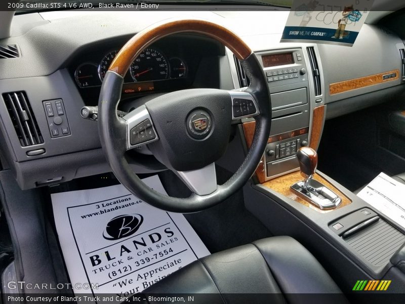 Black Raven / Ebony 2009 Cadillac STS 4 V6 AWD