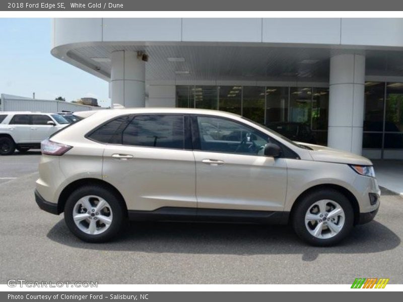 White Gold / Dune 2018 Ford Edge SE