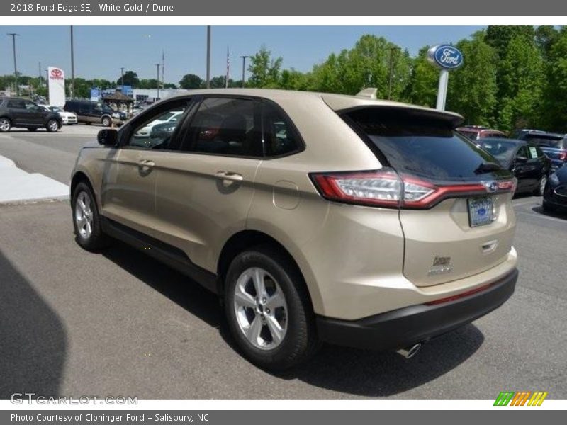 White Gold / Dune 2018 Ford Edge SE