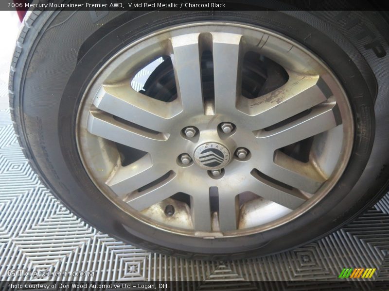 Vivid Red Metallic / Charcoal Black 2006 Mercury Mountaineer Premier AWD