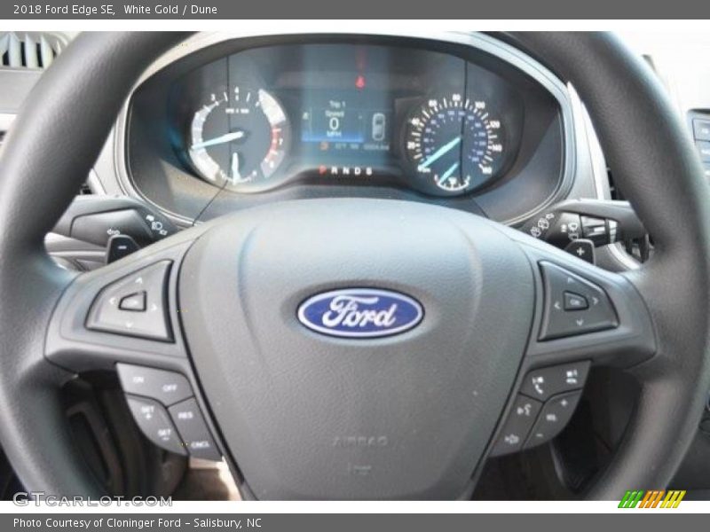 White Gold / Dune 2018 Ford Edge SE