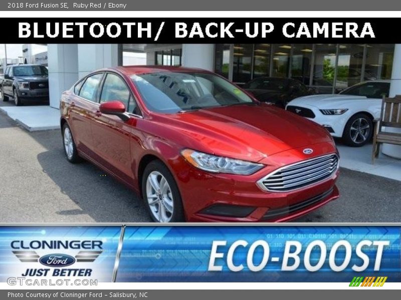 Ruby Red / Ebony 2018 Ford Fusion SE