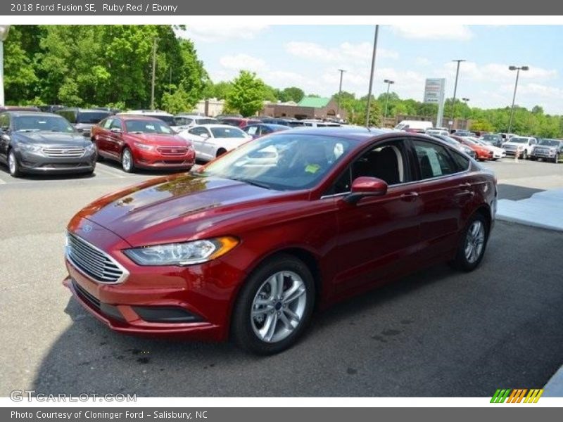 Ruby Red / Ebony 2018 Ford Fusion SE