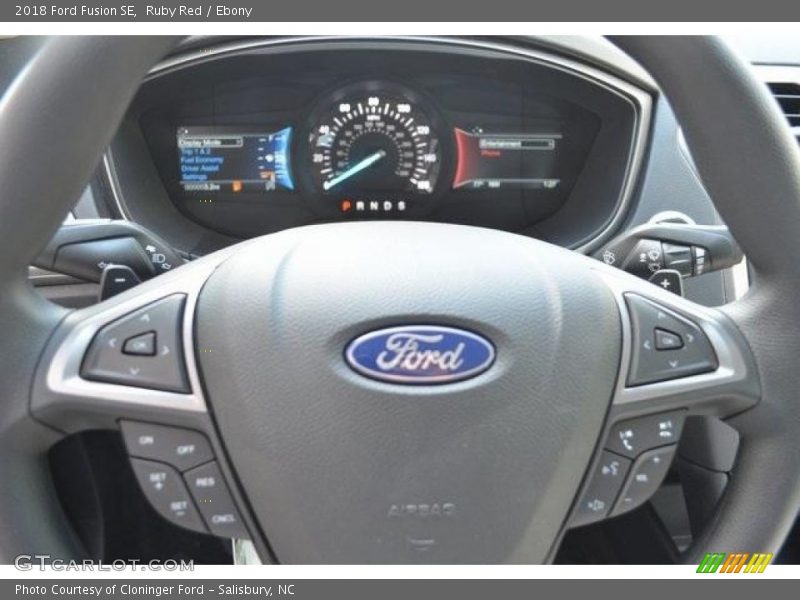 Ruby Red / Ebony 2018 Ford Fusion SE