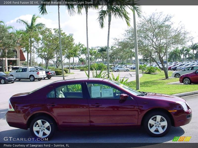 Merlot Metallic / Medium Light Stone 2006 Ford Fusion SE V6
