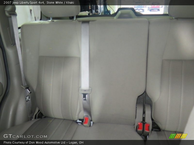 Stone White / Khaki 2007 Jeep Liberty Sport 4x4