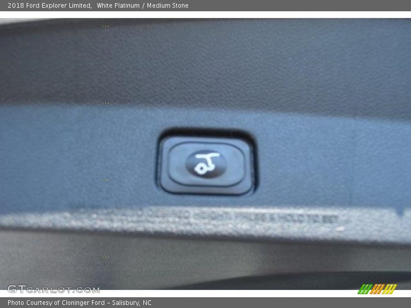White Platinum / Medium Stone 2018 Ford Explorer Limited