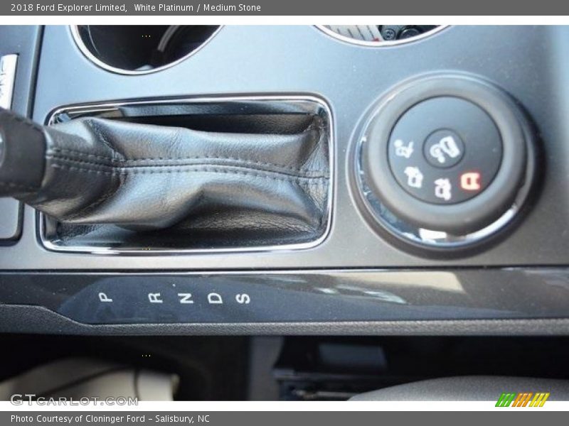 White Platinum / Medium Stone 2018 Ford Explorer Limited
