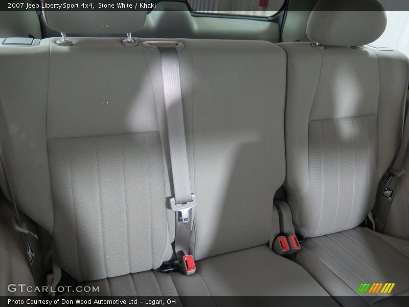 Stone White / Khaki 2007 Jeep Liberty Sport 4x4