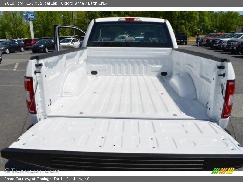 Oxford White / Earth Gray 2018 Ford F150 XL SuperCab