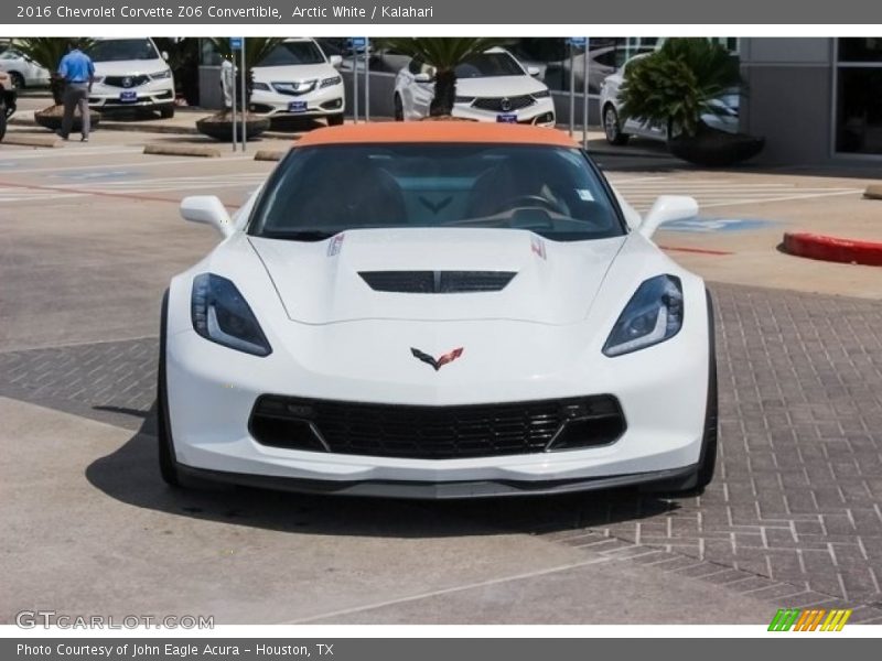 Arctic White / Kalahari 2016 Chevrolet Corvette Z06 Convertible