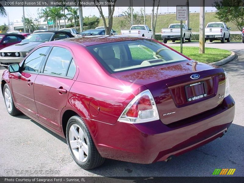 Merlot Metallic / Medium Light Stone 2006 Ford Fusion SE V6