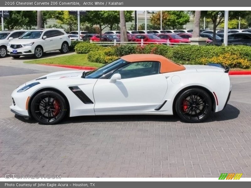 Arctic White / Kalahari 2016 Chevrolet Corvette Z06 Convertible