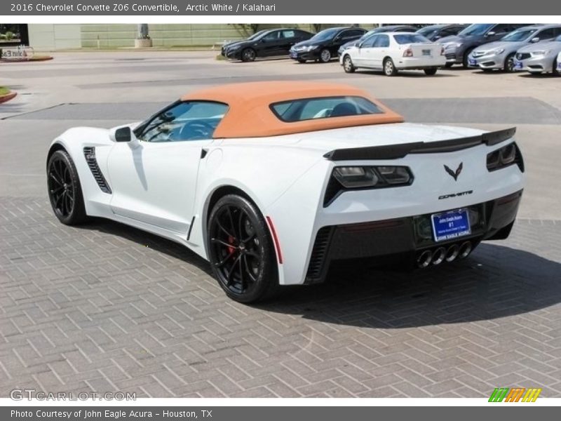 Arctic White / Kalahari 2016 Chevrolet Corvette Z06 Convertible