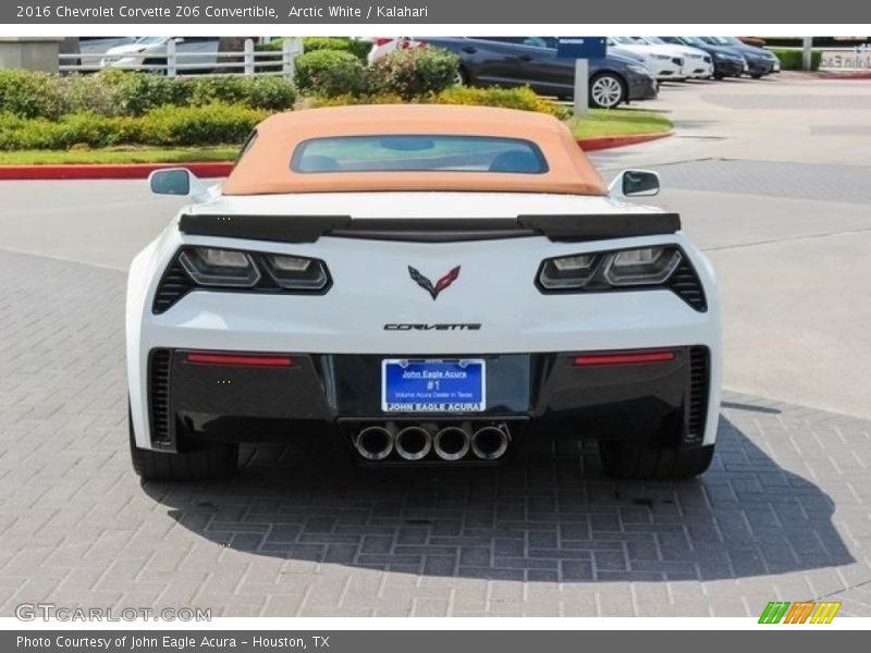 Arctic White / Kalahari 2016 Chevrolet Corvette Z06 Convertible