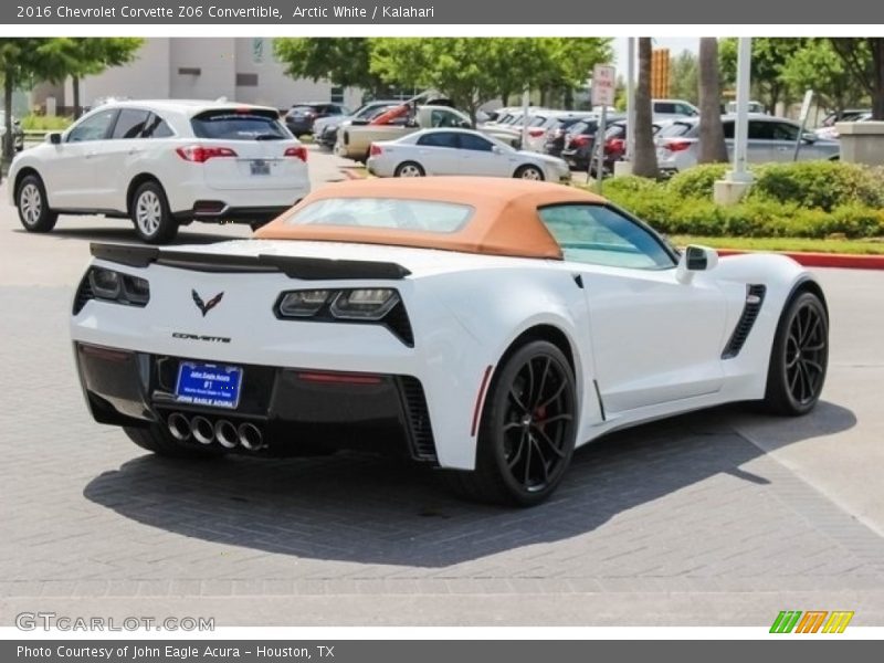 Arctic White / Kalahari 2016 Chevrolet Corvette Z06 Convertible