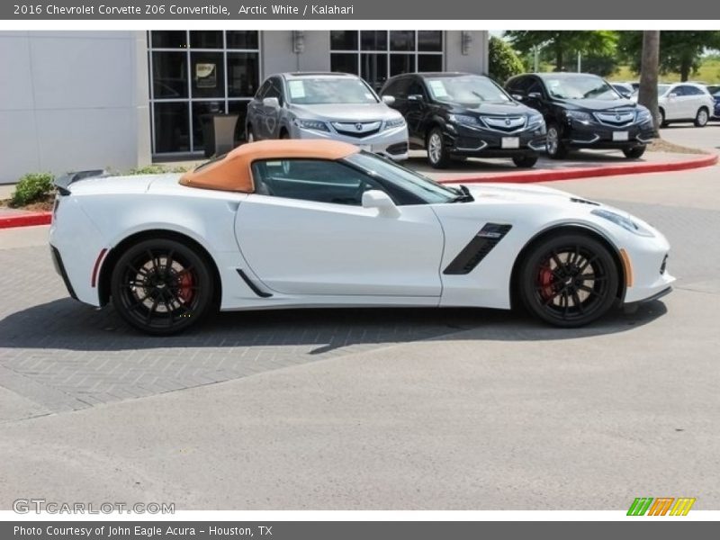 Arctic White / Kalahari 2016 Chevrolet Corvette Z06 Convertible