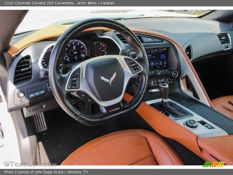 Arctic White / Kalahari 2016 Chevrolet Corvette Z06 Convertible