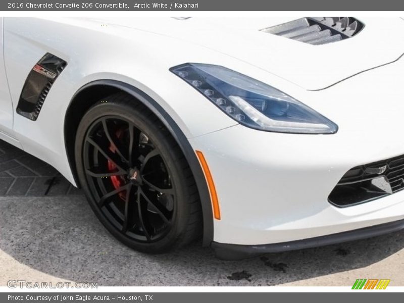 Arctic White / Kalahari 2016 Chevrolet Corvette Z06 Convertible