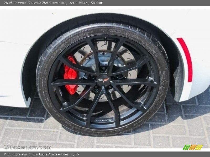 Arctic White / Kalahari 2016 Chevrolet Corvette Z06 Convertible