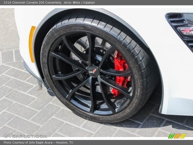 Arctic White / Kalahari 2016 Chevrolet Corvette Z06 Convertible