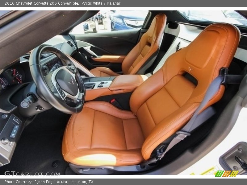  2016 Corvette Z06 Convertible Kalahari Interior