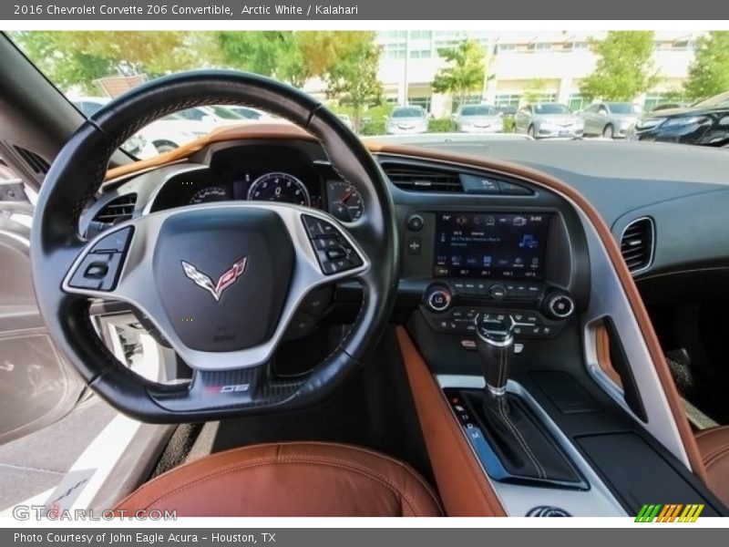Arctic White / Kalahari 2016 Chevrolet Corvette Z06 Convertible
