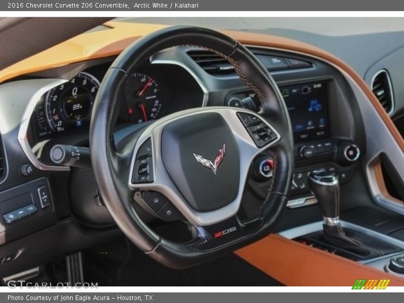 Arctic White / Kalahari 2016 Chevrolet Corvette Z06 Convertible