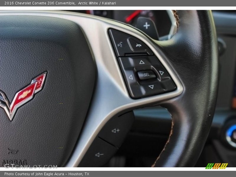 Arctic White / Kalahari 2016 Chevrolet Corvette Z06 Convertible