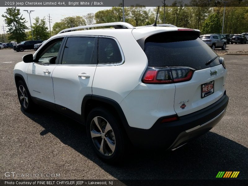 Bright White / Black 2019 Jeep Cherokee Limited 4x4