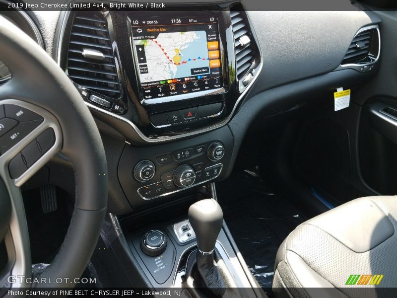 Bright White / Black 2019 Jeep Cherokee Limited 4x4