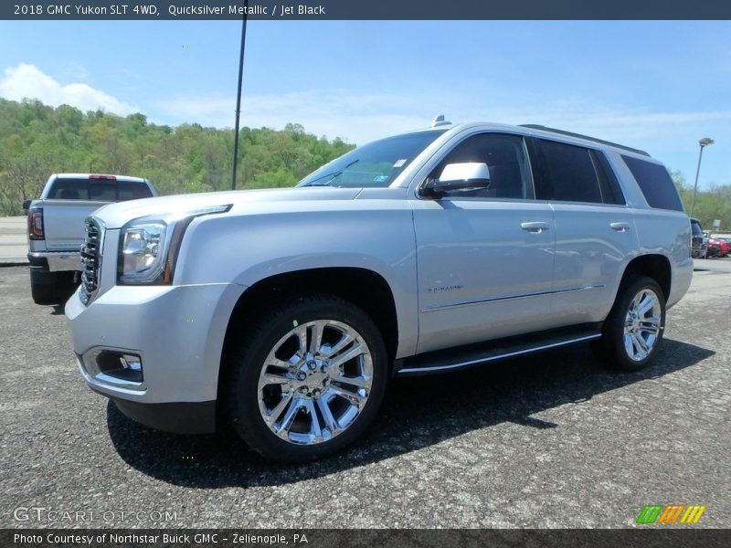 Quicksilver Metallic / Jet Black 2018 GMC Yukon SLT 4WD