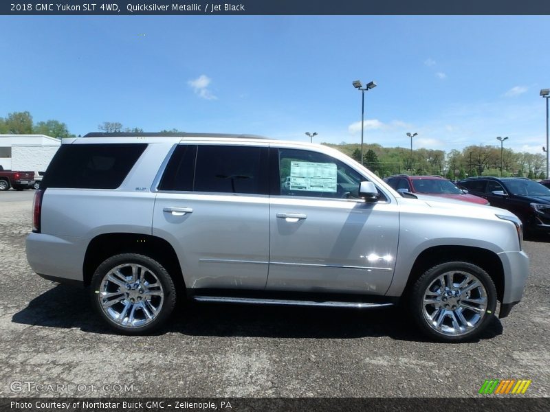 Quicksilver Metallic / Jet Black 2018 GMC Yukon SLT 4WD