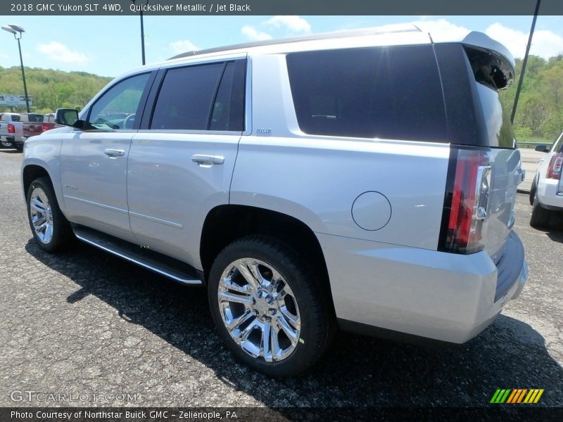 Quicksilver Metallic / Jet Black 2018 GMC Yukon SLT 4WD