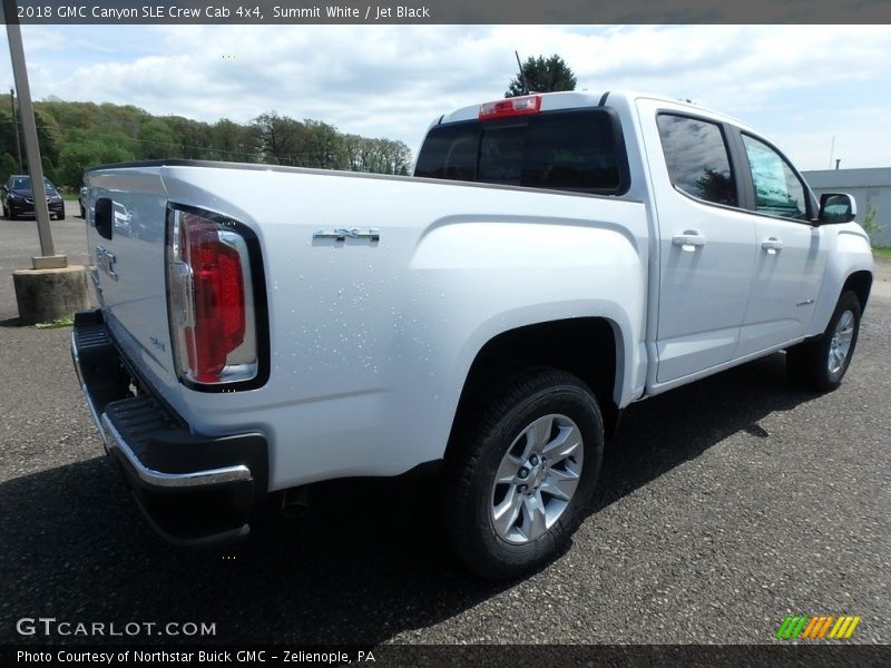 Summit White / Jet Black 2018 GMC Canyon SLE Crew Cab 4x4