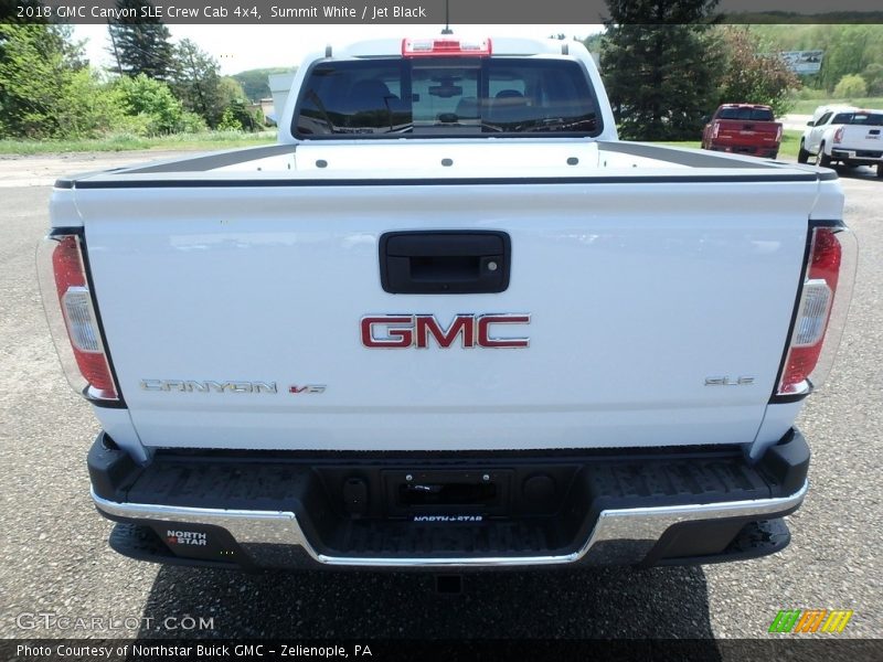 Summit White / Jet Black 2018 GMC Canyon SLE Crew Cab 4x4