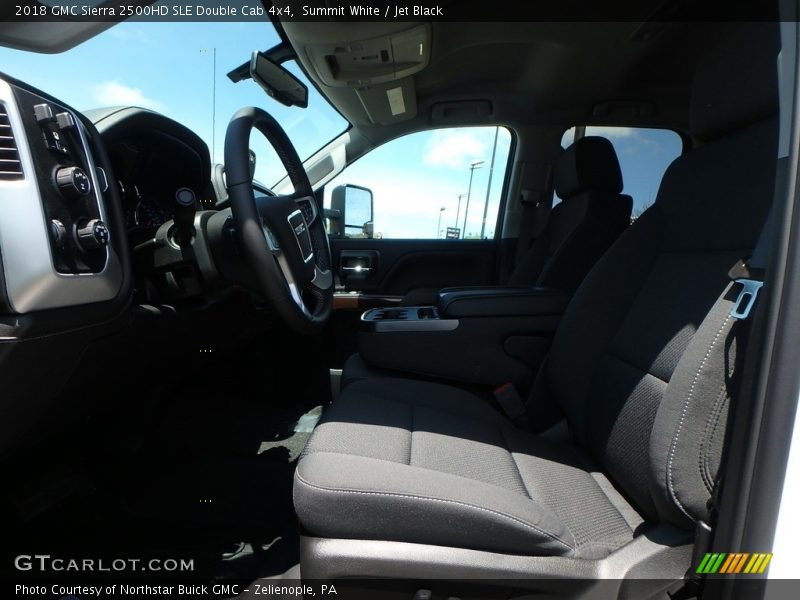Summit White / Jet Black 2018 GMC Sierra 2500HD SLE Double Cab 4x4