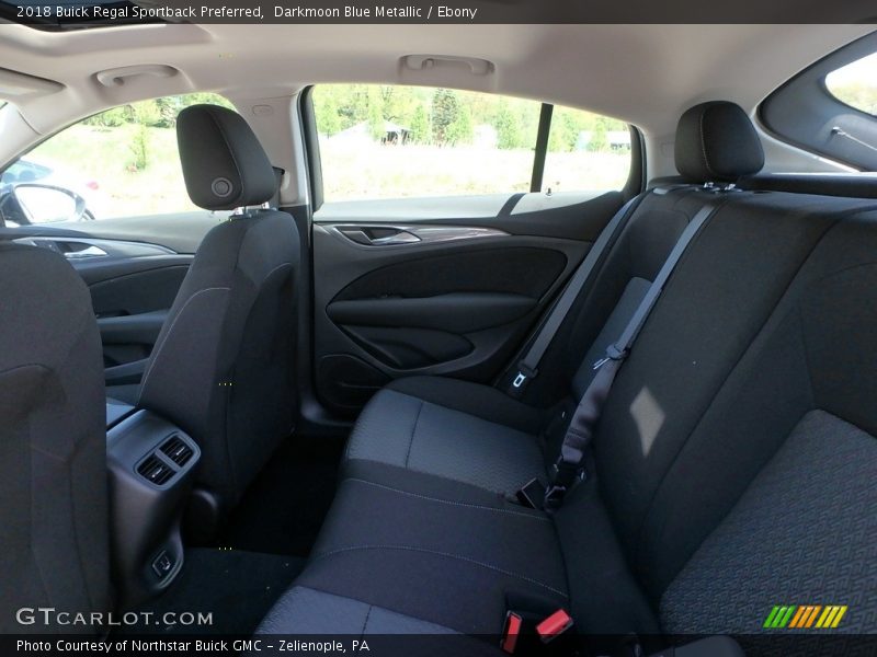 Darkmoon Blue Metallic / Ebony 2018 Buick Regal Sportback Preferred