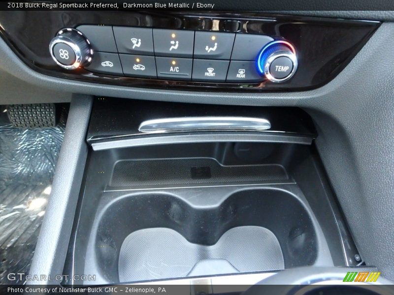 Darkmoon Blue Metallic / Ebony 2018 Buick Regal Sportback Preferred