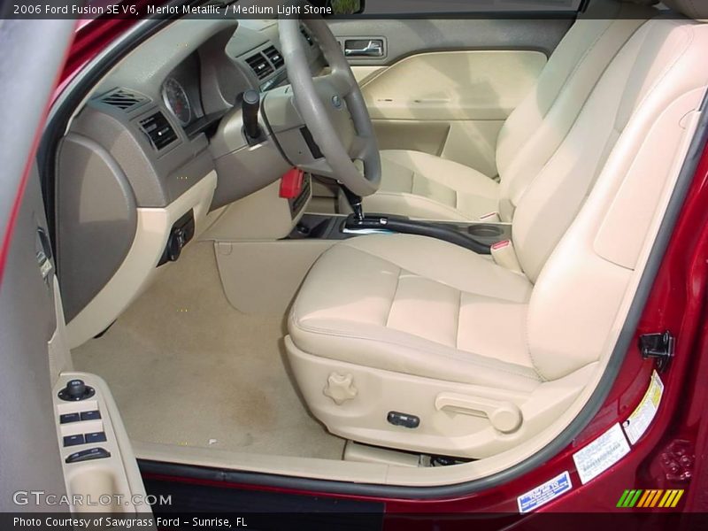 Merlot Metallic / Medium Light Stone 2006 Ford Fusion SE V6