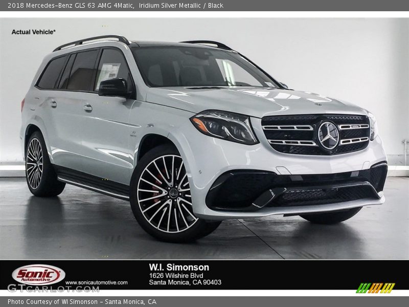 Iridium Silver Metallic / Black 2018 Mercedes-Benz GLS 63 AMG 4Matic