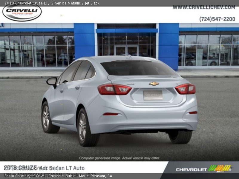 Silver Ice Metallic / Jet Black 2018 Chevrolet Cruze LT